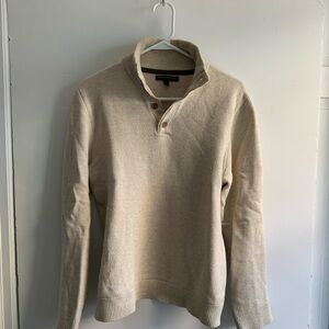 Banana Republic Men's Beige Crewneck Sweater